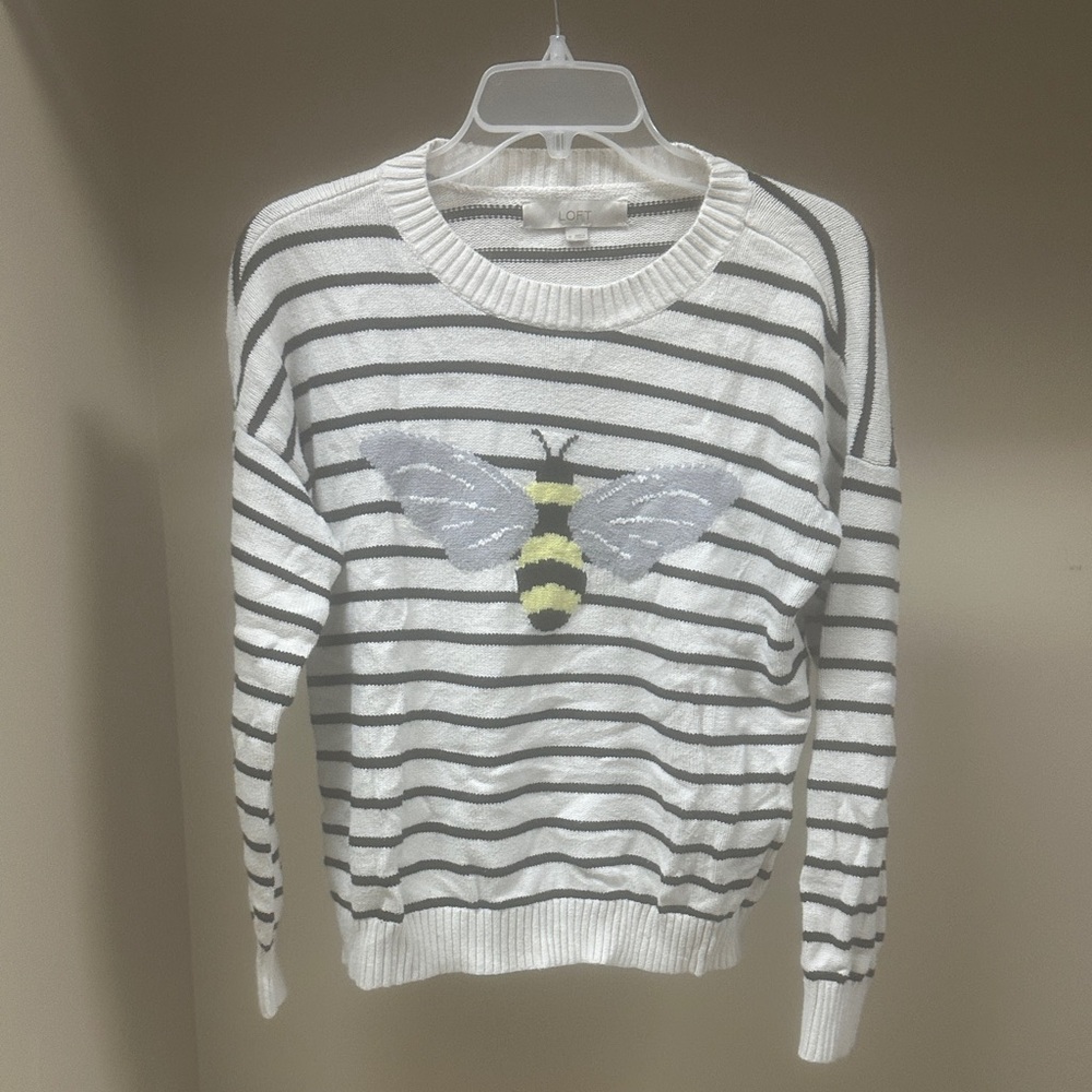 LOFT 100% cotton pull over sweater